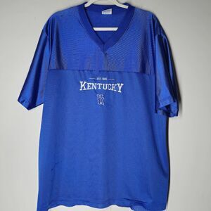 Vintage Football Kentucky Wildcats Mens XL Blue Big Ball Sports 90s College